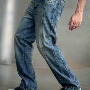 Blue Tinted Super Baggy Jeans