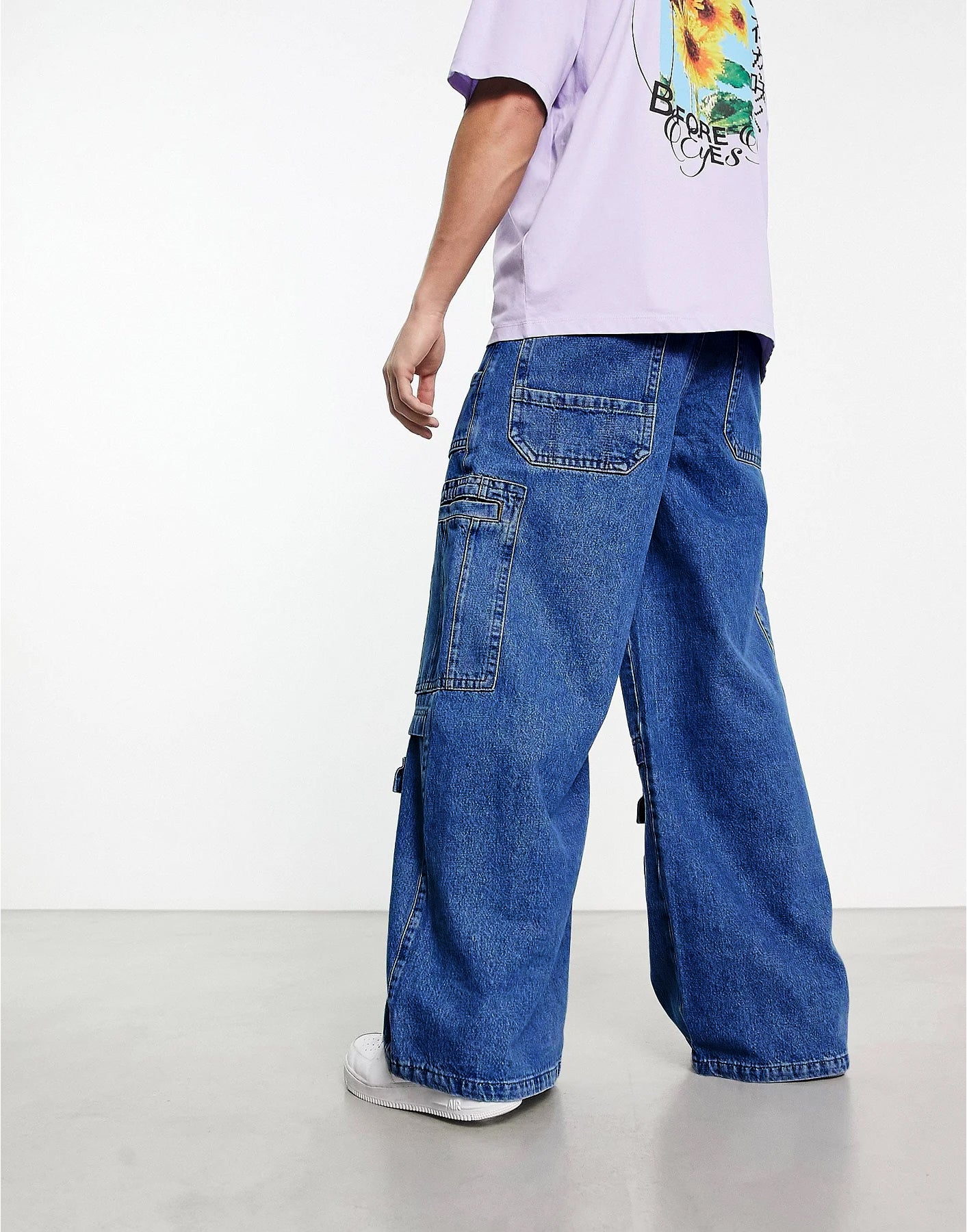 Mad Max Blue Cargo Jeans - Image 3