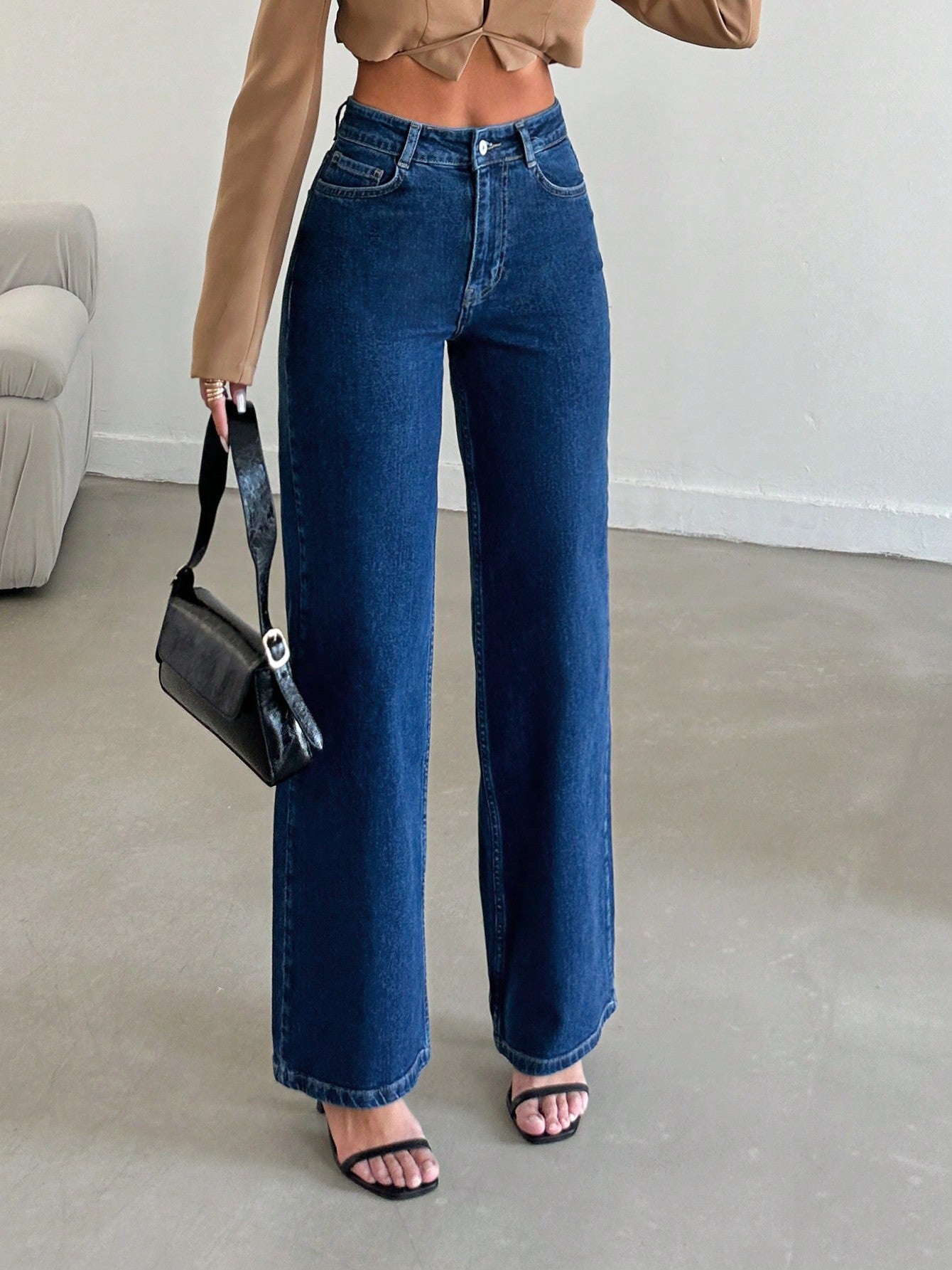 Essential Sculpted Straight Fit Jeans - Image 3