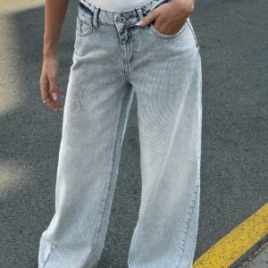 Frost Bite Wide Leg Jeans