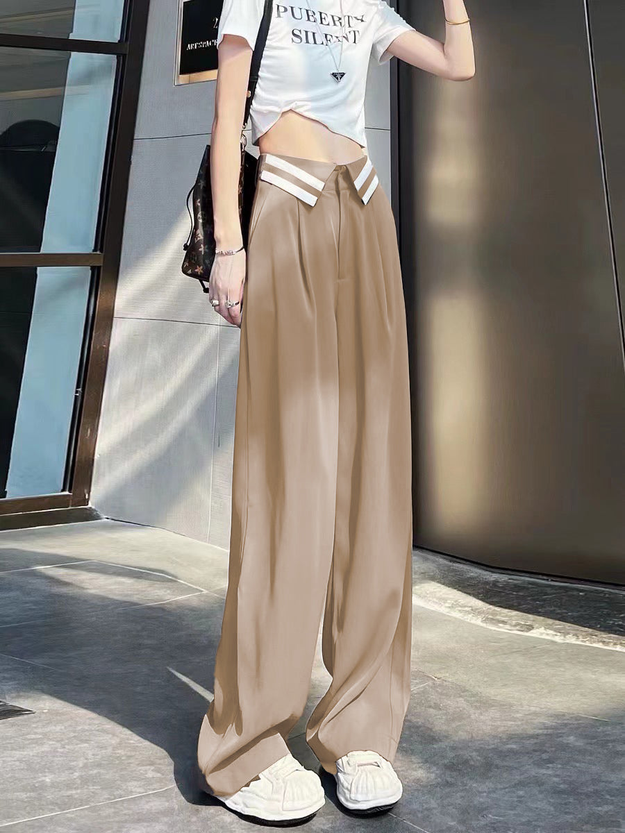 Collar Belt Korean Baggy Pant - Image 23