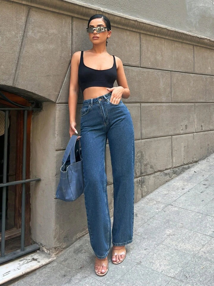 True Blue Wide Leg High Rise jeans - Image 3