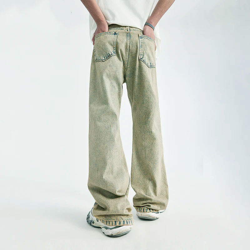 Mud Dyed Washed Bootcut Jeans - Image 11
