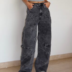 Storm Tone Baggy Wide leg Jeans
