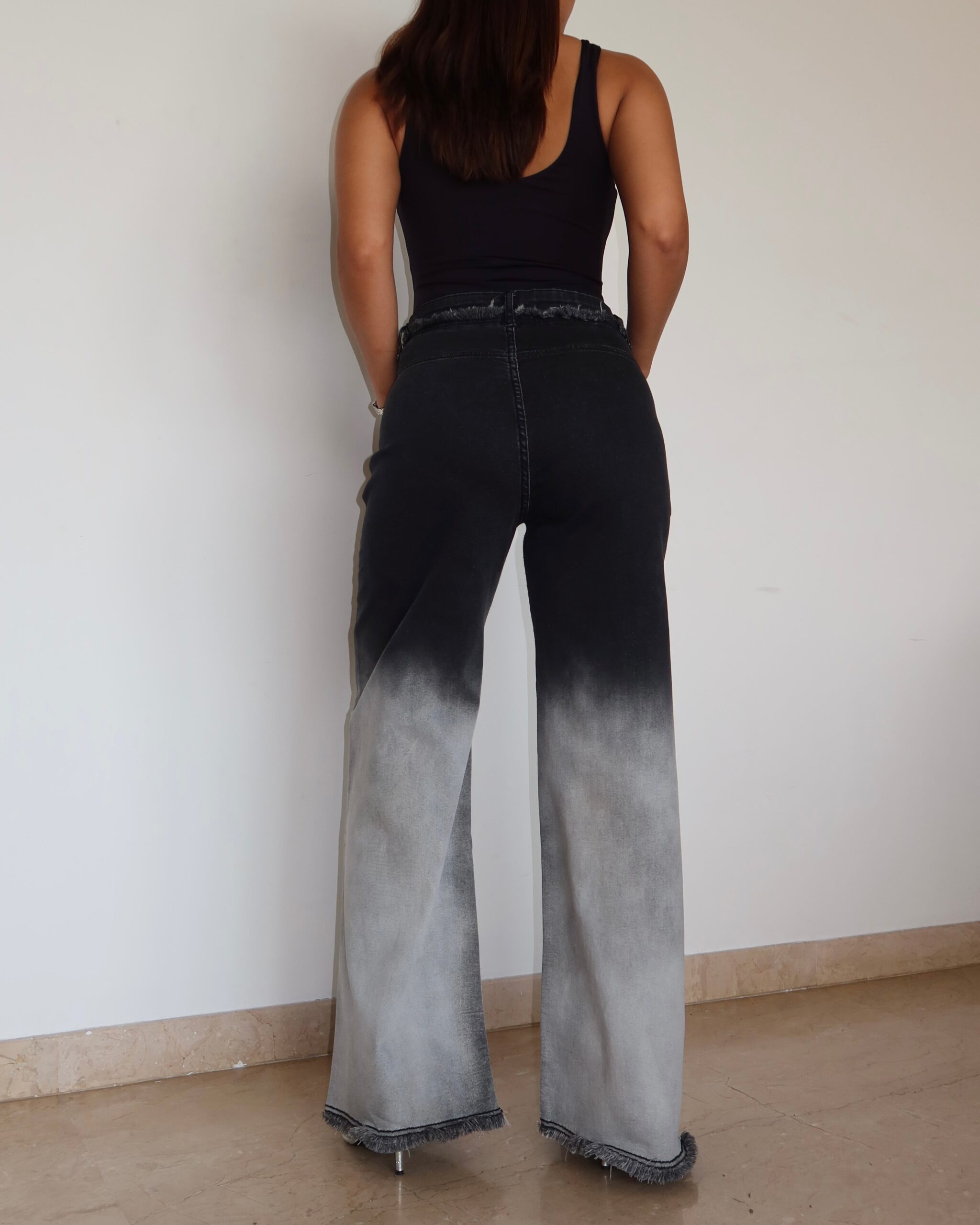 Bare Edge Ombre Wide Leg Jeans - Image 5