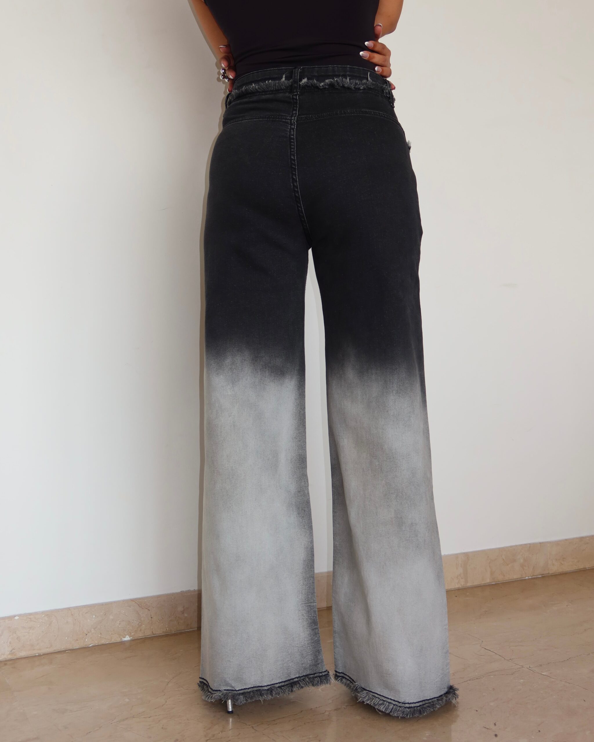 Bare Edge Ombre Wide Leg Jeans - Image 6