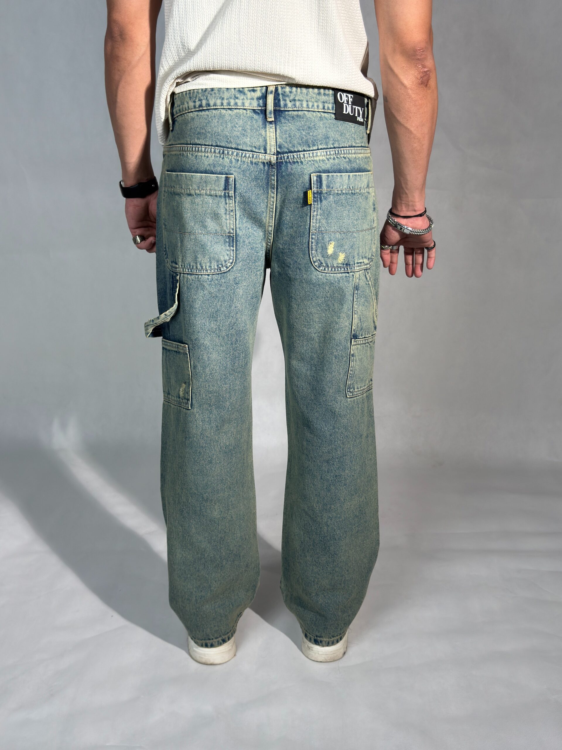 Retro Sunbeam Distressed Carpenter Jeans - Image 7