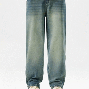 Take It Easy Blue Baggy Jeans