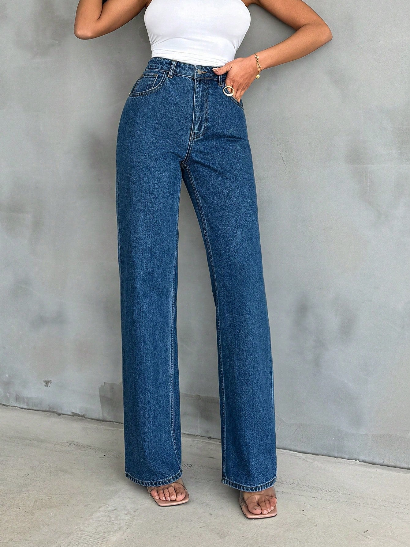 True Blue Wide Leg High Rise jeans - Image 6