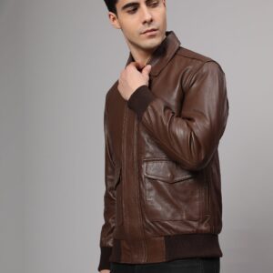 Theory Varsity Jacket | Genuine Leather Jacket for Men