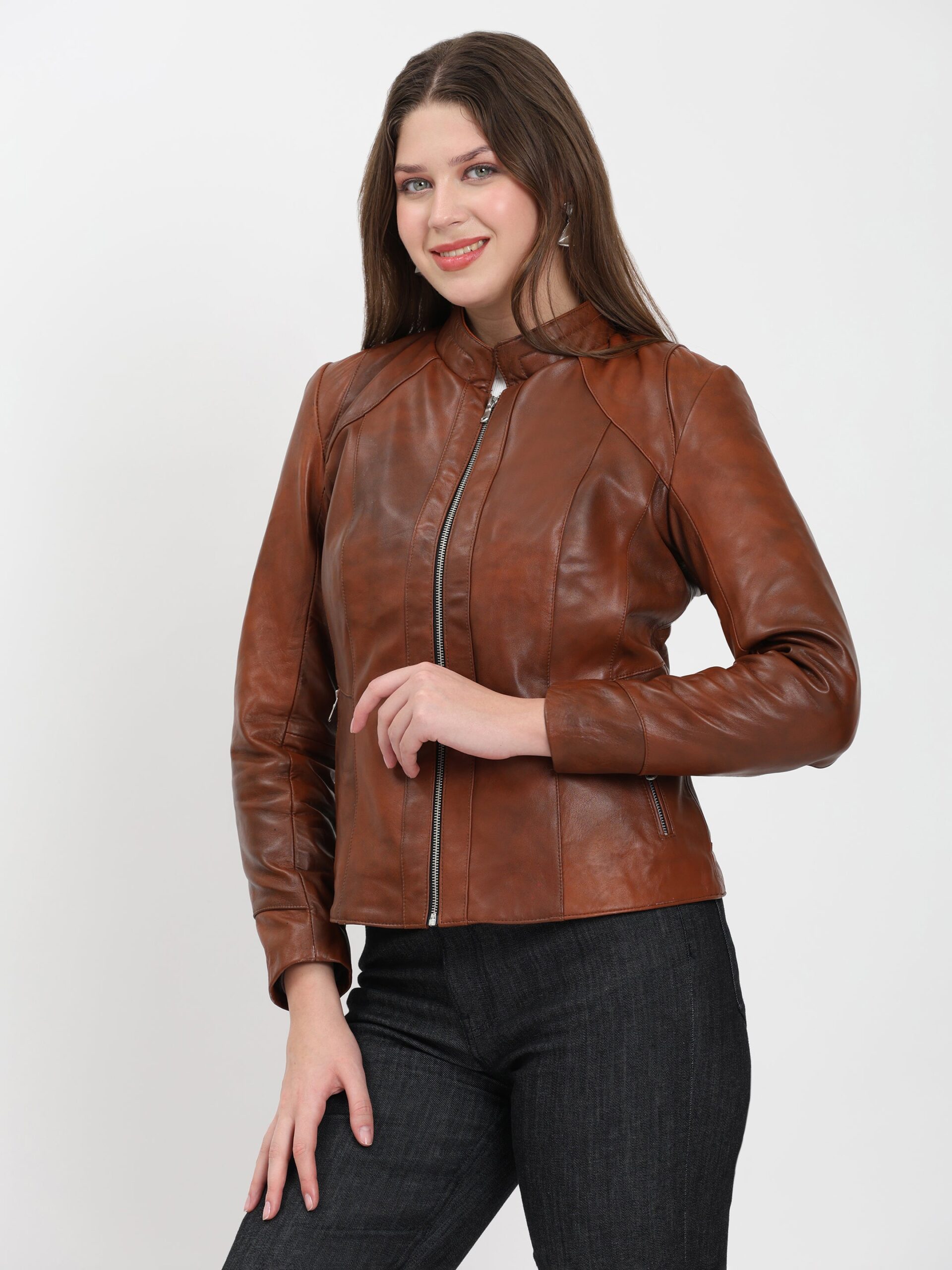 Cleopatra Classic Leather Jacket - Image 7