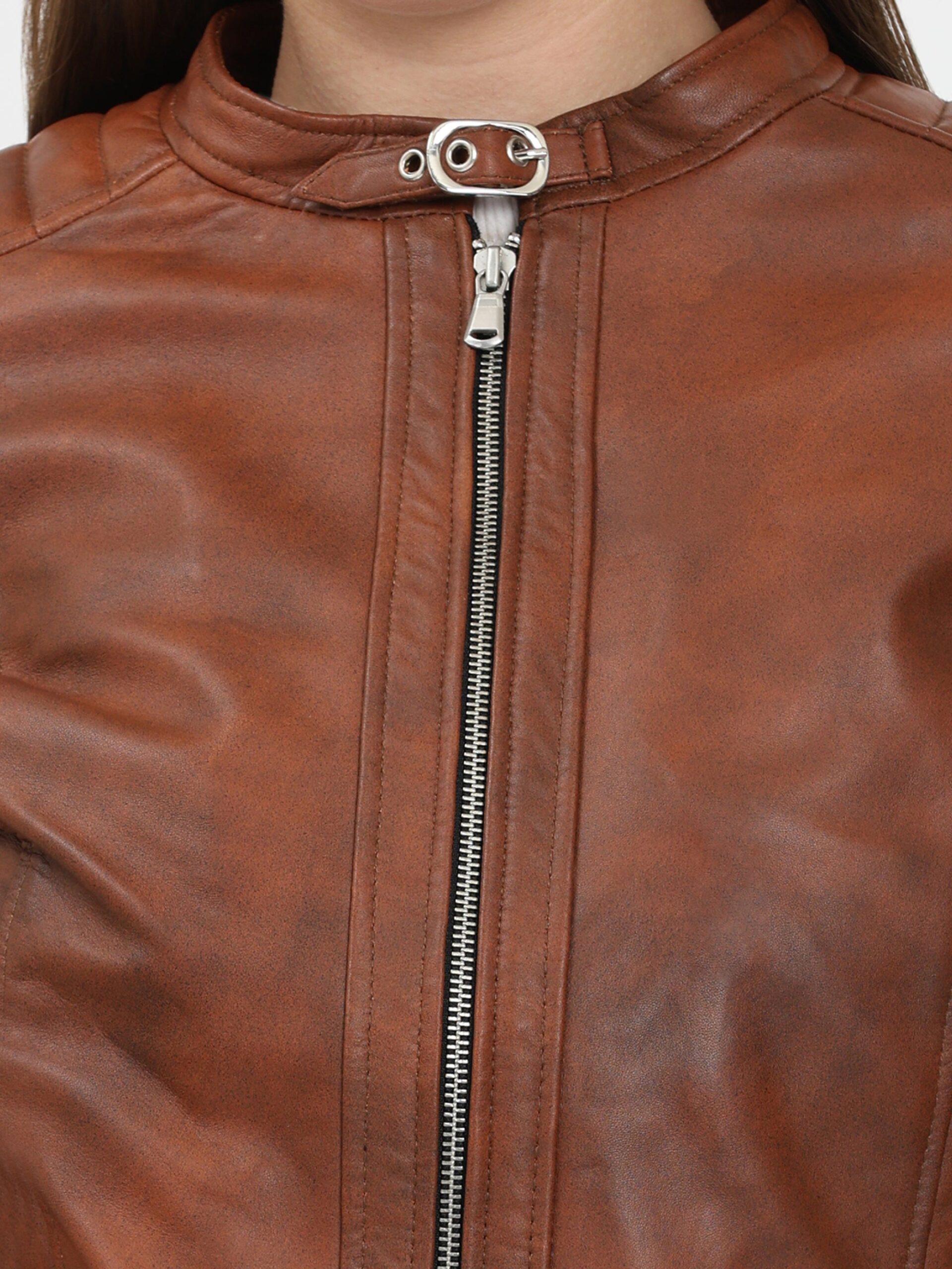 Élan Noir Classic Jacket – Antique Brown - Image 6