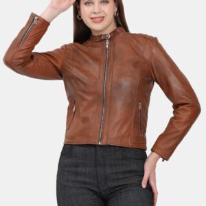 Élan Noir Classic Jacket – Antique Brown