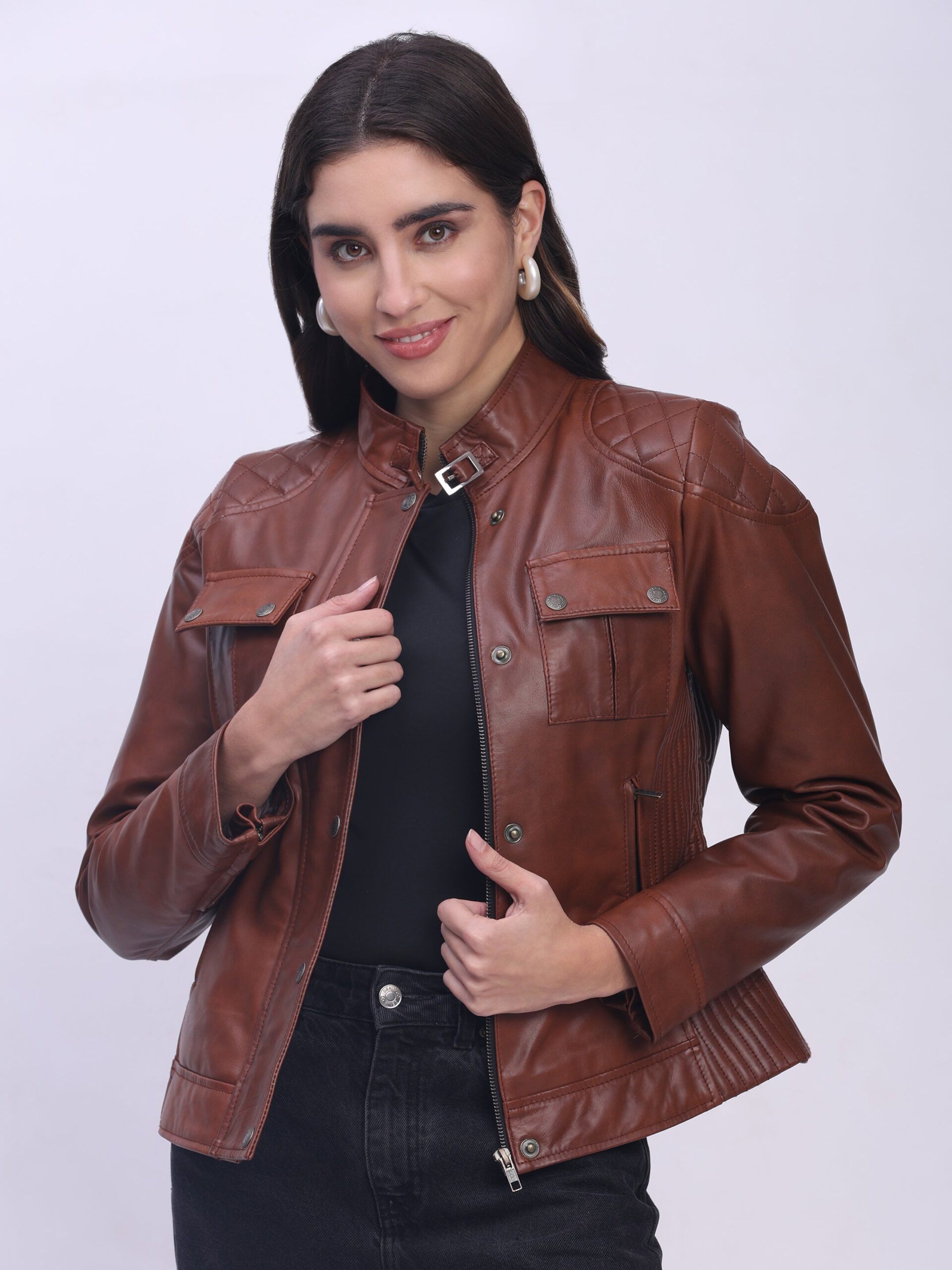 Sekhmet Jacket – Antique Brown - Image 10