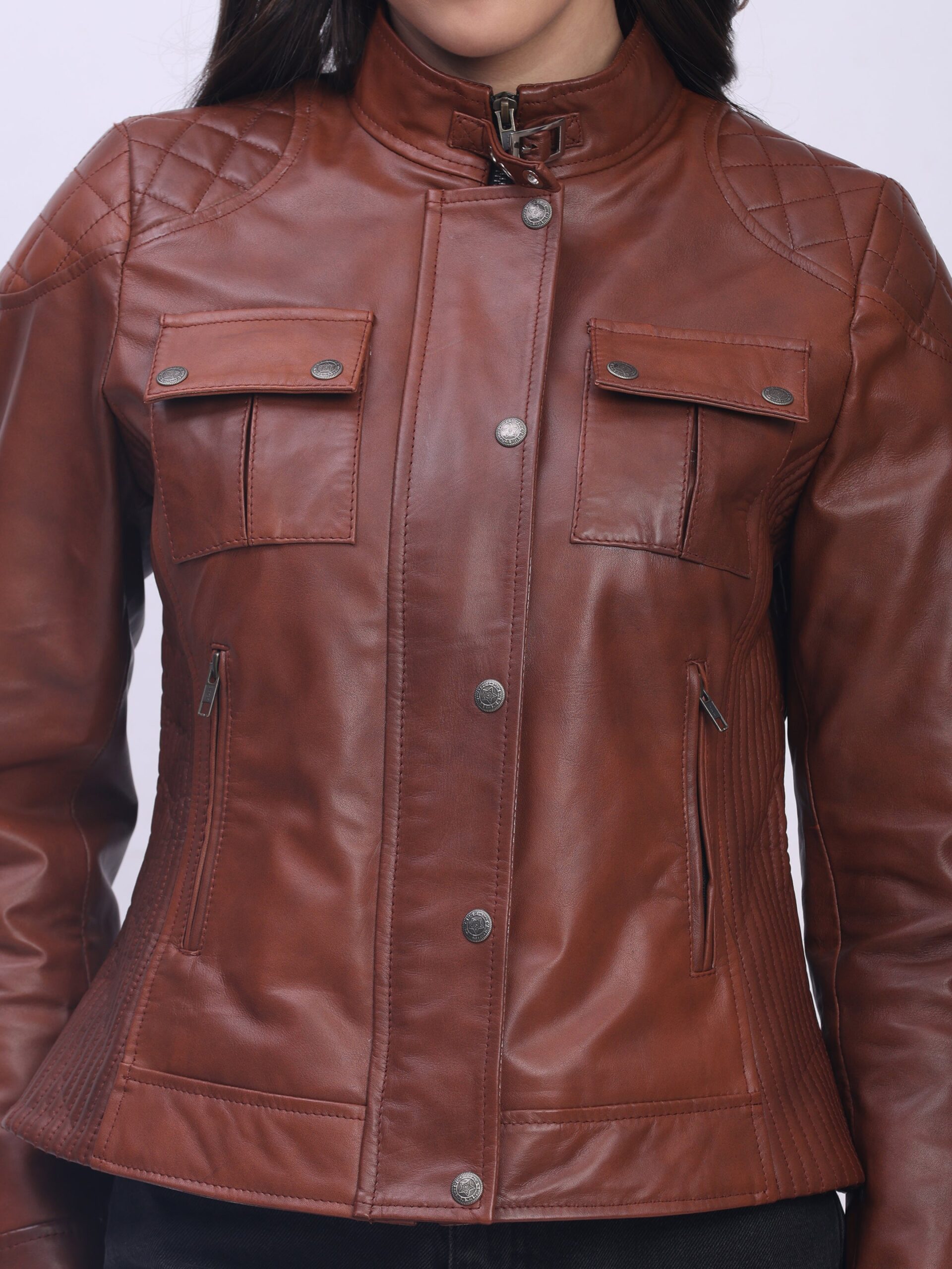 Sekhmet Jacket – Antique Brown - Image 8