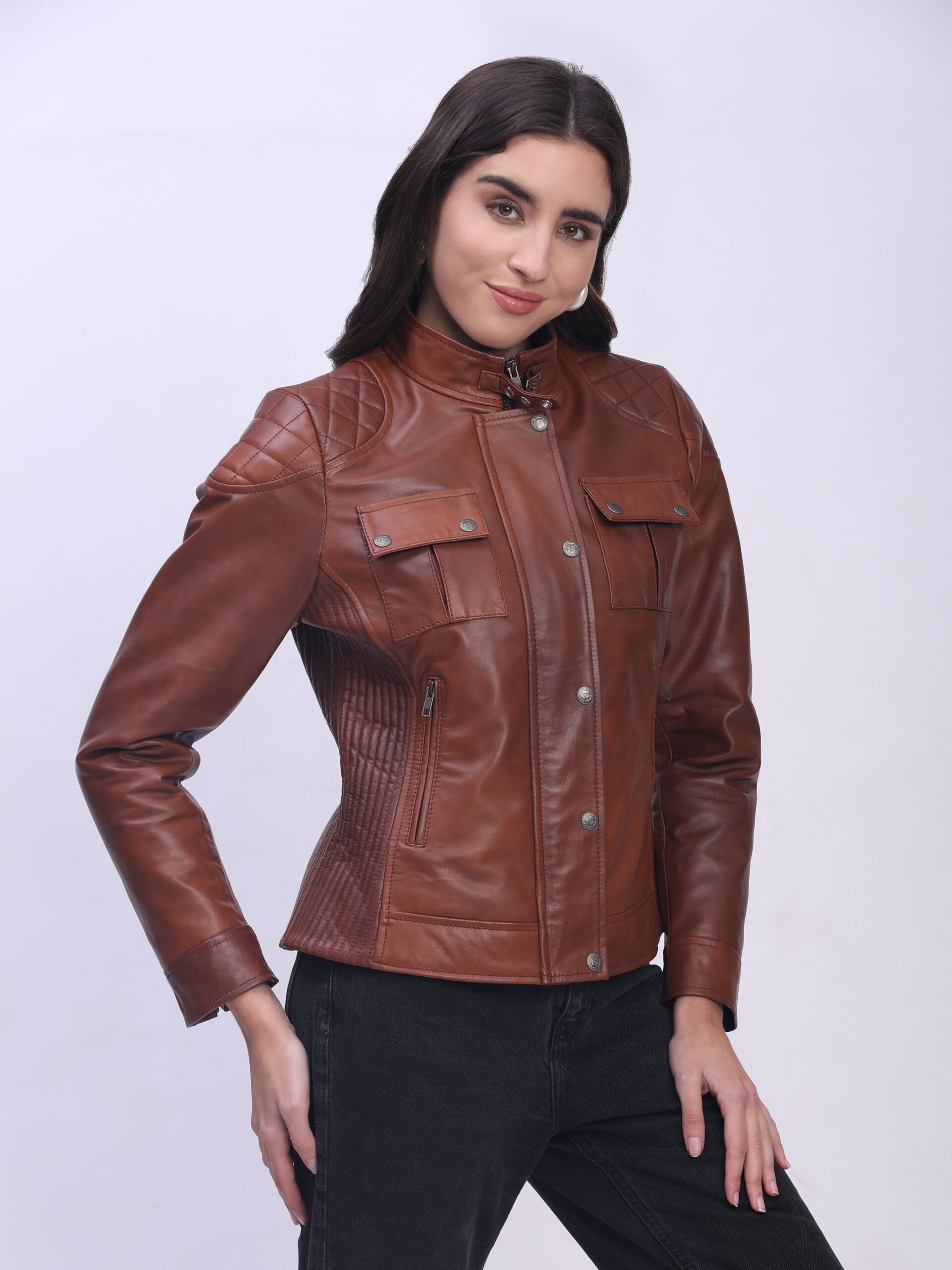 Sekhmet Jacket – Antique Brown - Image 6