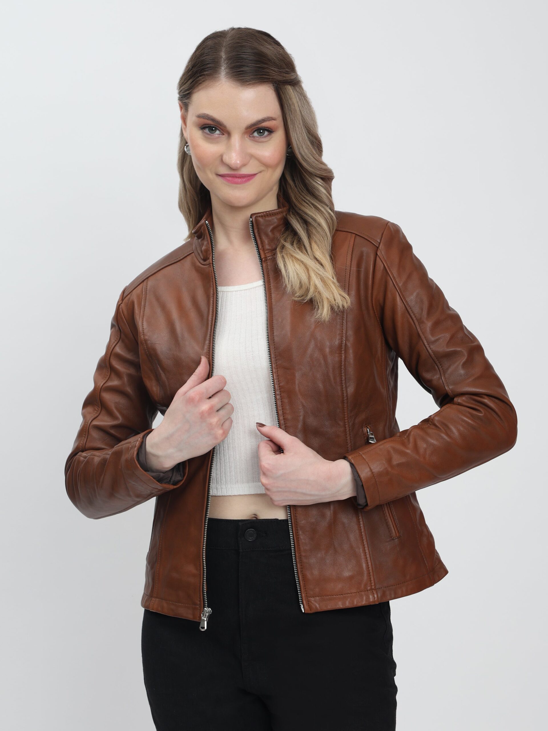 Aurelia Jacket – Antique Brown - Image 9