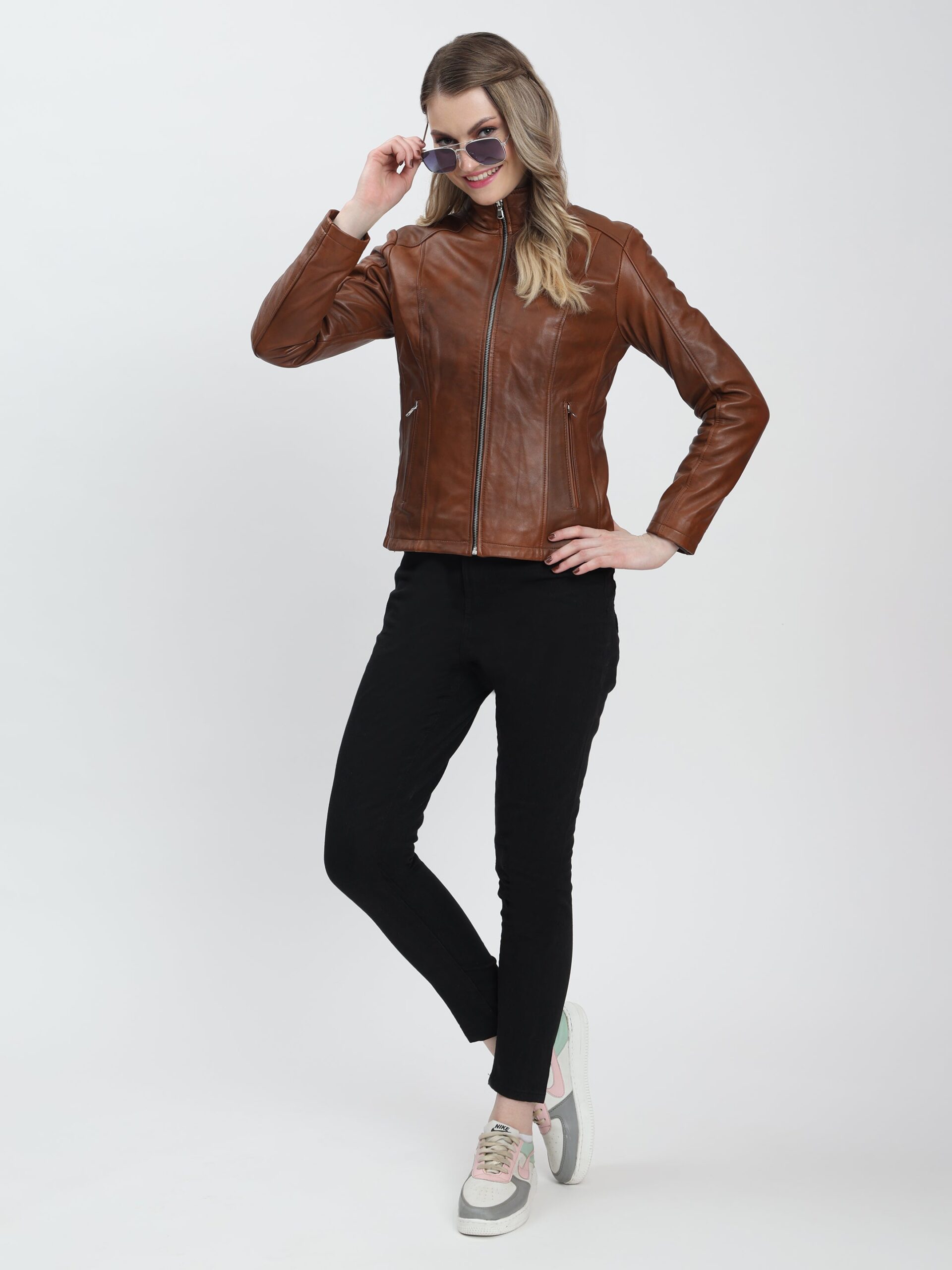 Aurelia Jacket – Antique Brown - Image 3