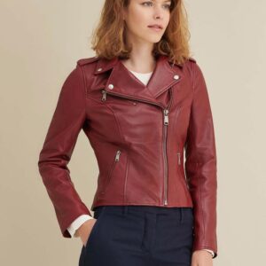 Italian Lambskin Moto Leather Jacket || Charmshilp