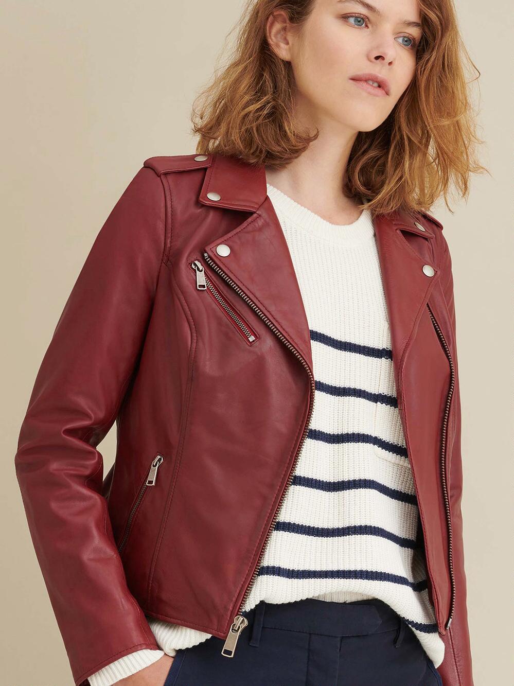 Italian Lambskin Moto Leather Jacket || Charmshilp - Image 3