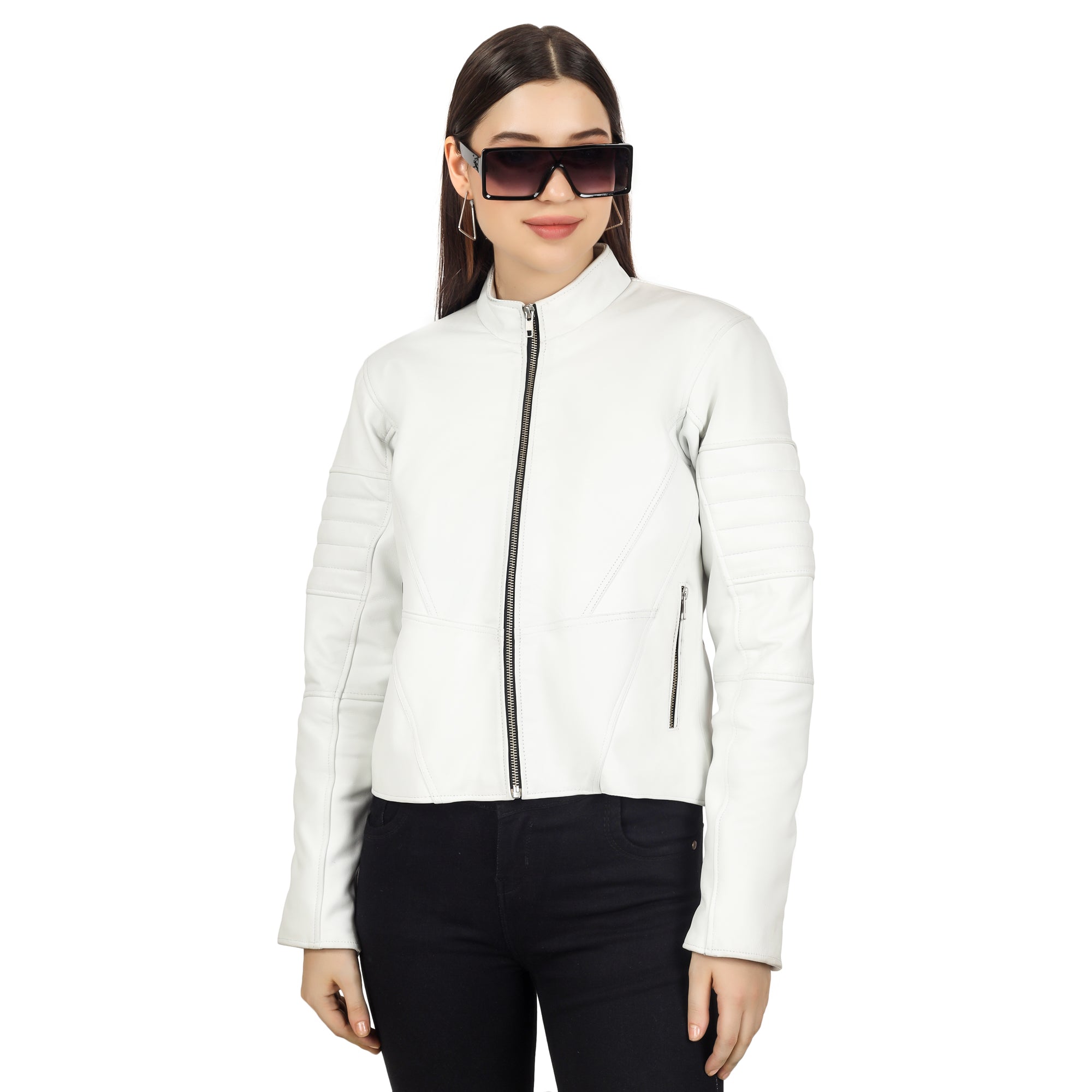 Teresa Lambskin Genuine Leather Jacket - Image 4