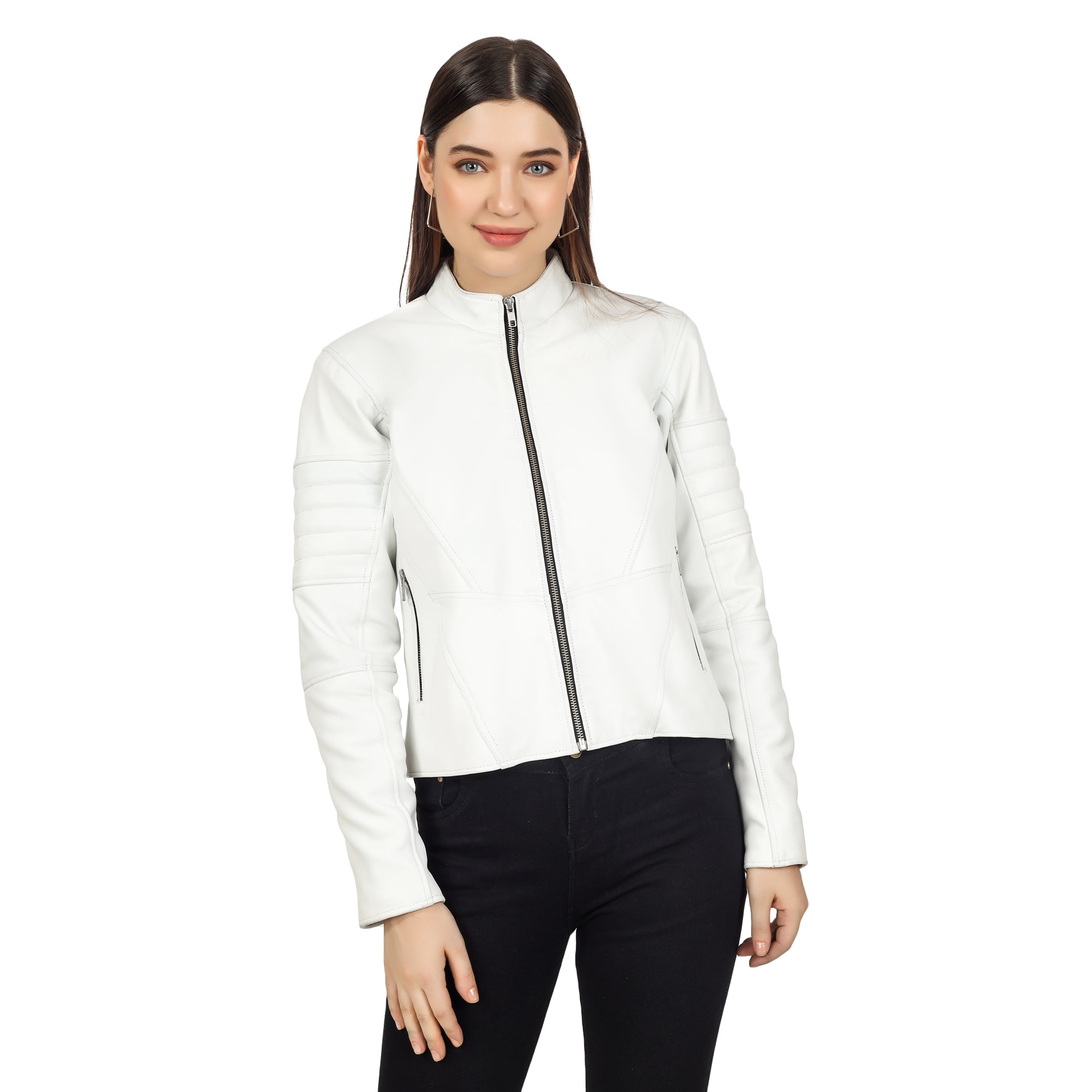 Teresa Lambskin Genuine Leather Jacket - Image 6