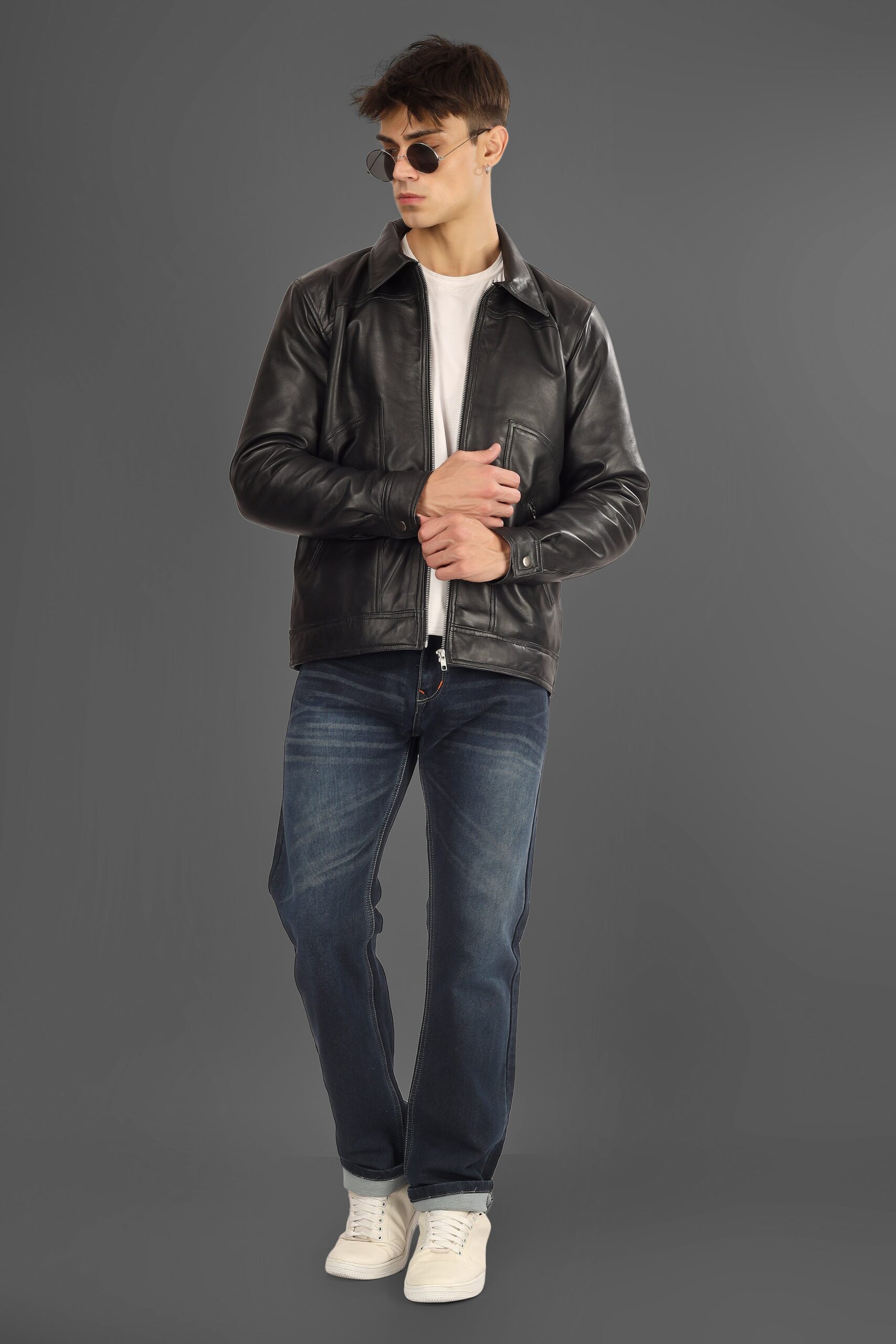 The Rouge & Rave Black Leather Jacket - Image 5