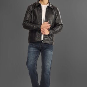 Mr. Bailey Black Leather Nava Jacket Leather Jackets