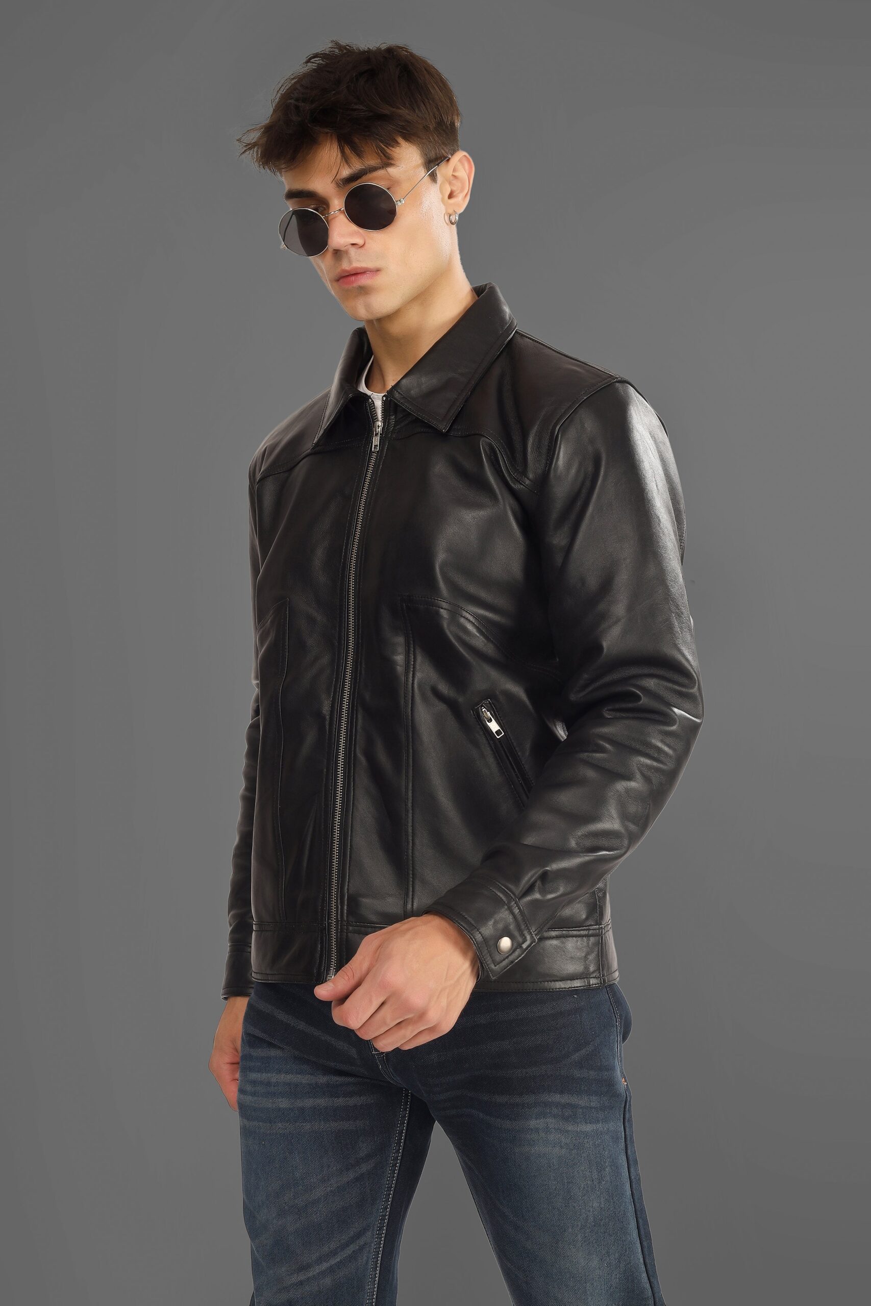 The Rouge & Rave Black Leather Jacket - Image 7