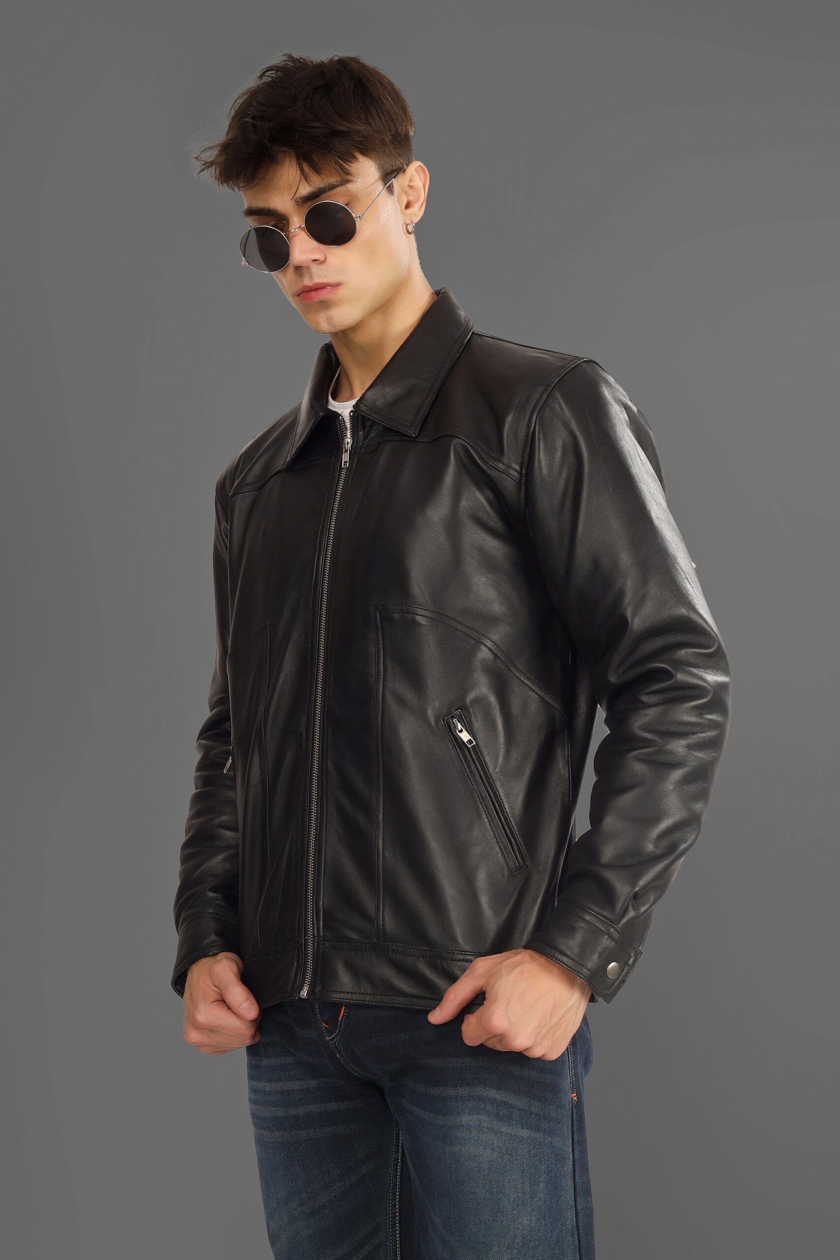 Mr. Bailey Black Leather Nava Jacket Leather Jackets - Image 6