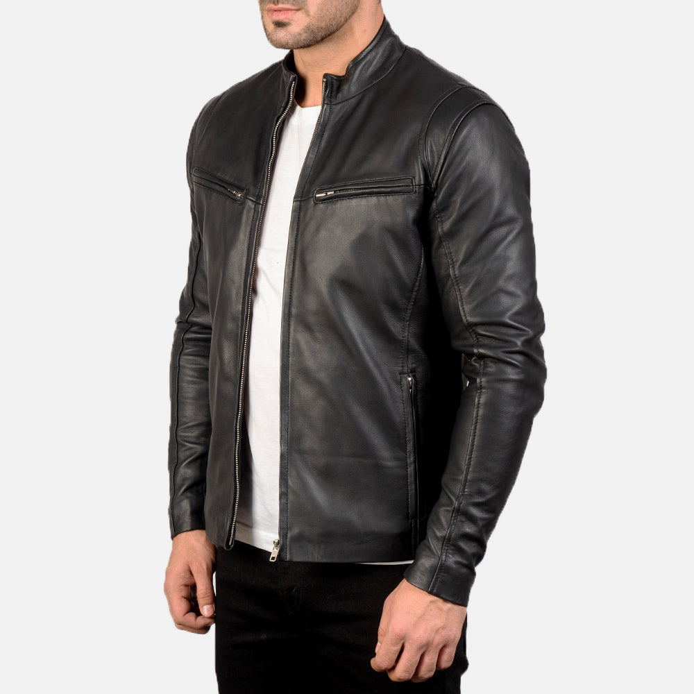 Western Second Skin Leather Jacket (Regular Fit) - Image 2