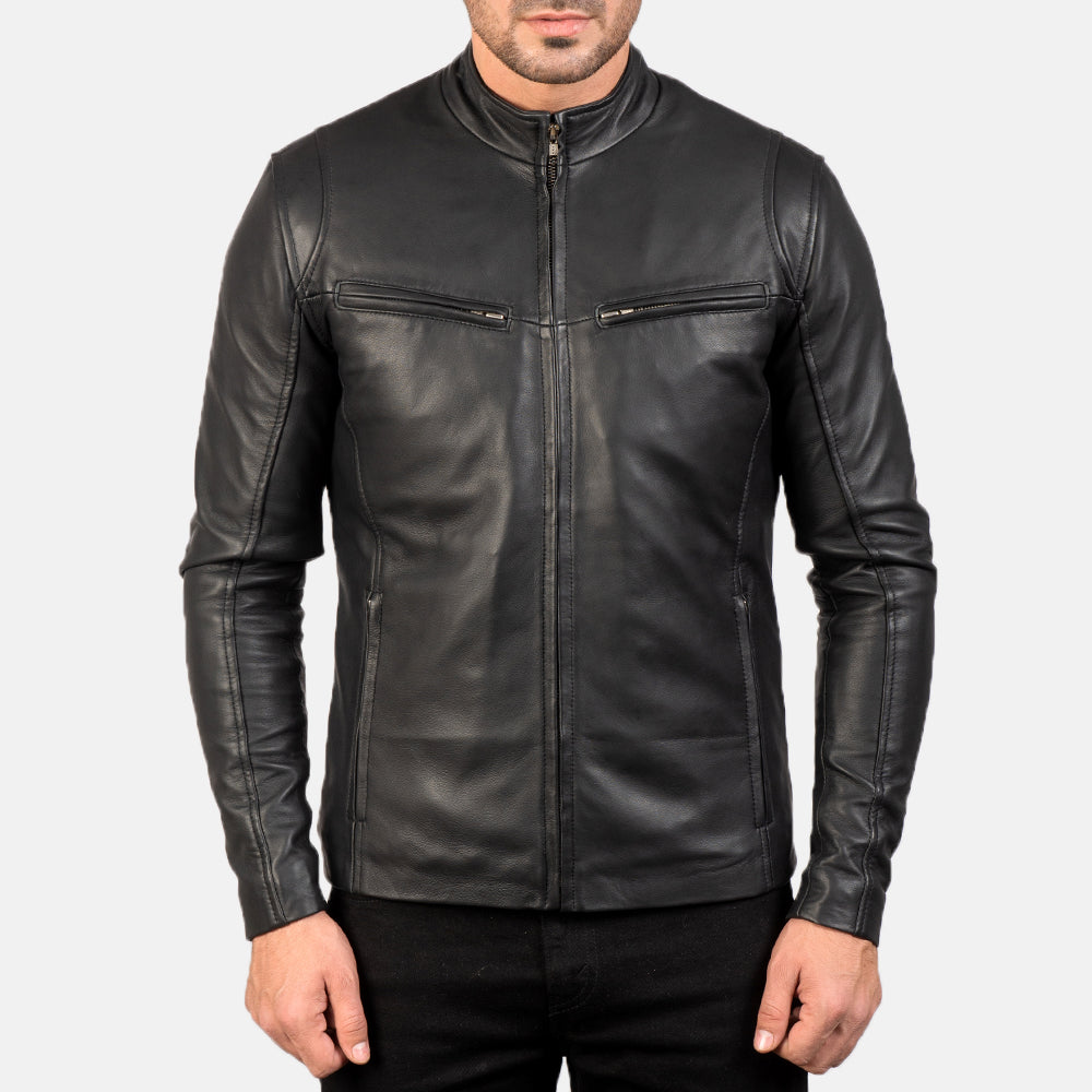 Western Second Skin Leather Jacket (Regular Fit) - Image 4