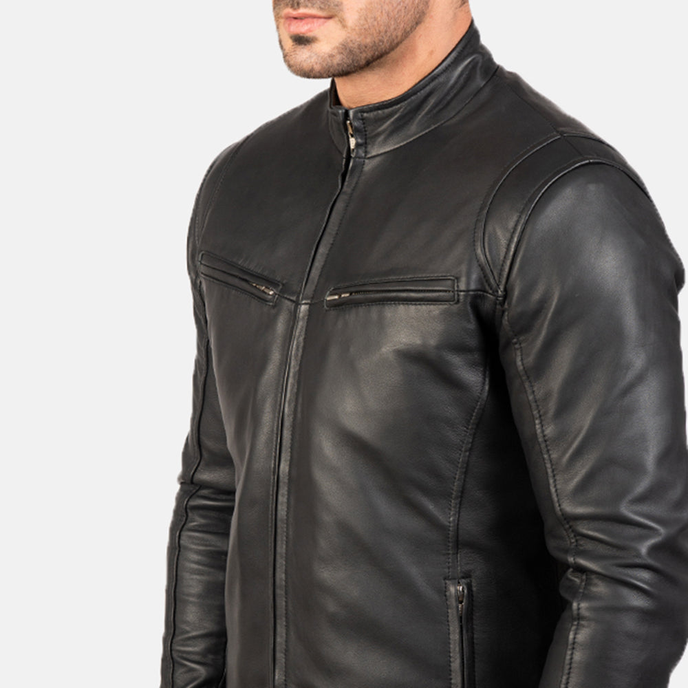 Western Second Skin Leather Jacket (Regular Fit) - Image 5