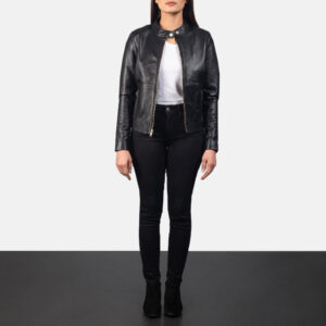 Sophisticated Women's Biker Leather Jacket