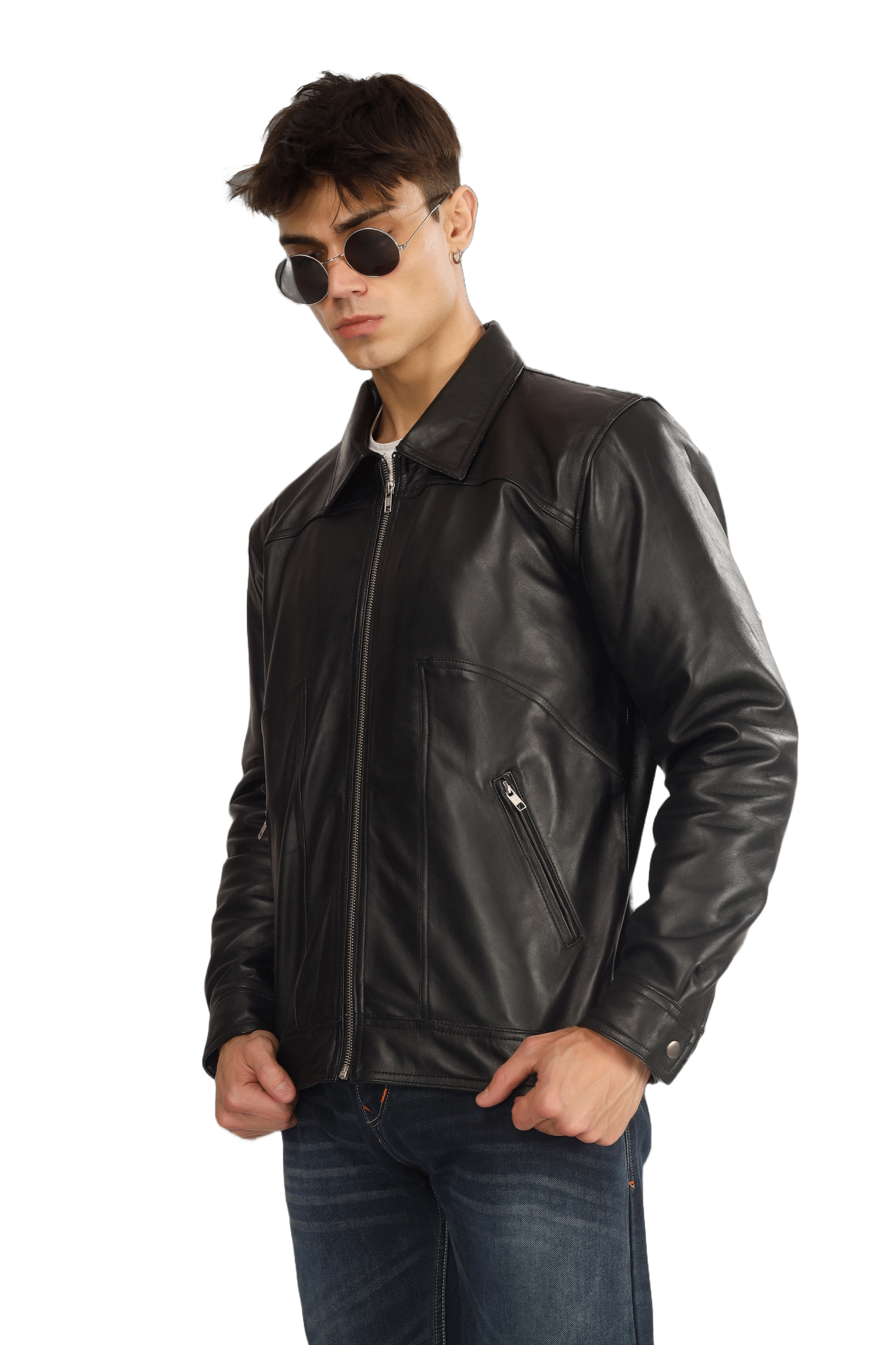 Mr. Bailey Black Leather Nava Jacket Leather Jackets - Image 9
