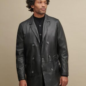 The Northern Nomad Sheepskin leather Long Coat