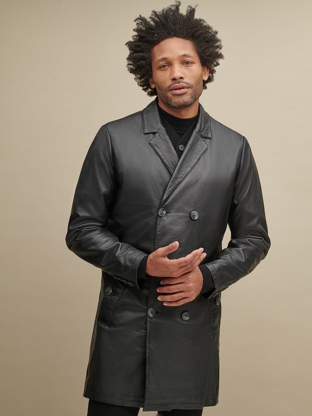 The Northern Nomad Sheepskin leather Long Coat - Image 3