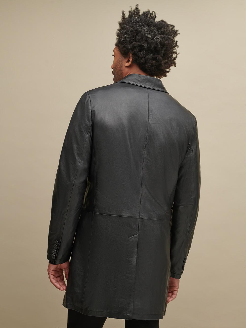 The Northern Nomad Sheepskin leather Long Coat - Image 2