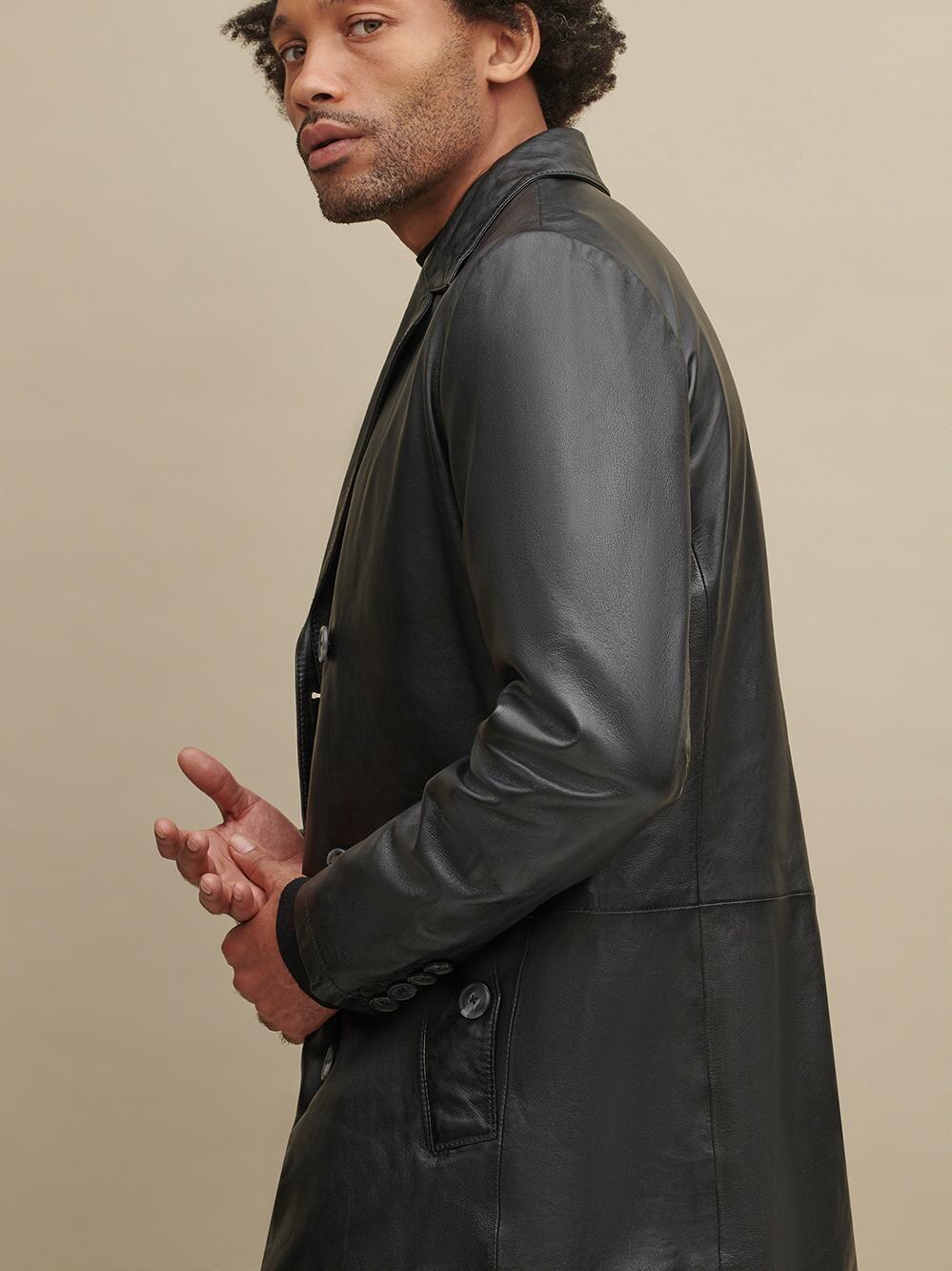 The Northern Nomad Sheepskin leather Long Coat - Image 4