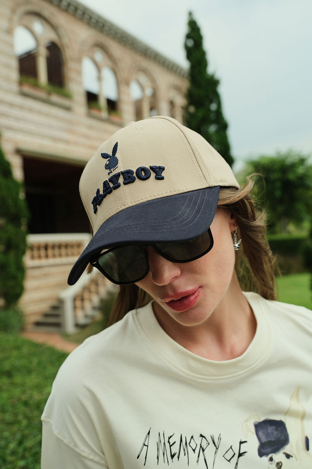 Club Navy Playboy Cap - Image 3