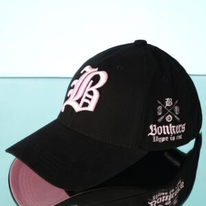 Pink Bonkers Embroidered Cap