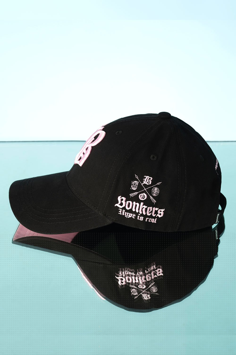 Pink Bonkers Embroidered Cap - Image 2