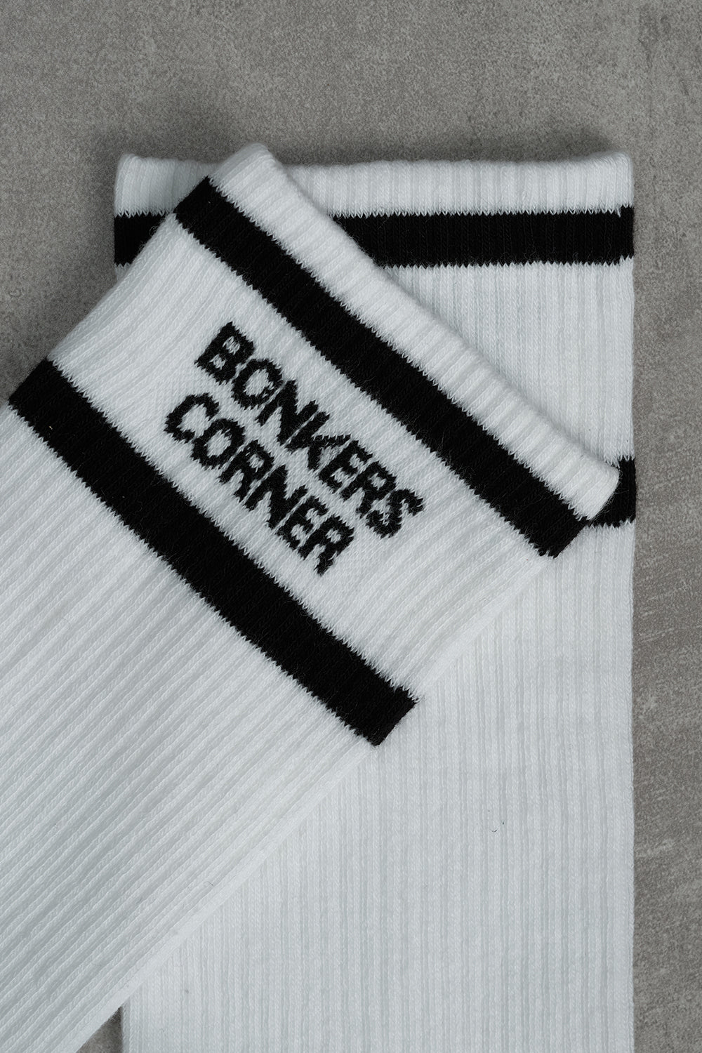 Bonkers Originals White Socks - Image 3